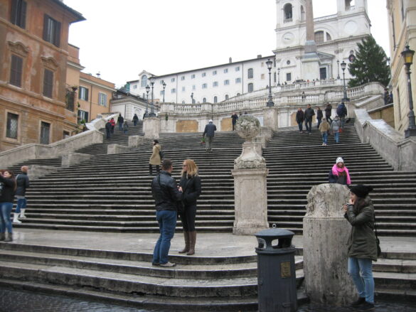Spanish steps in Rome Italy